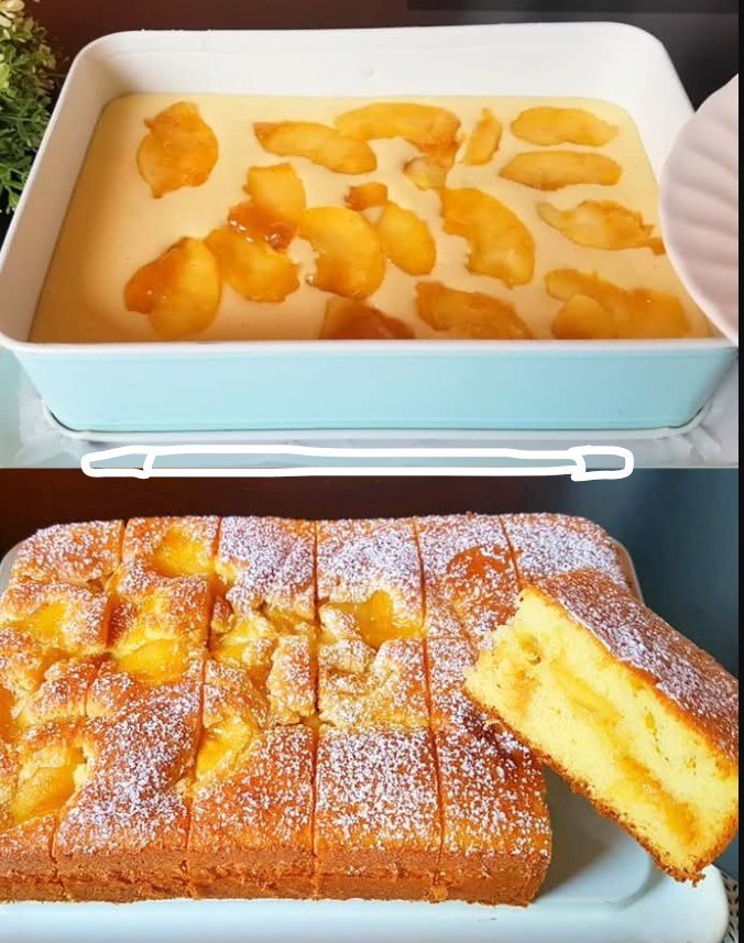 Recette Gâteau farci aux pommes