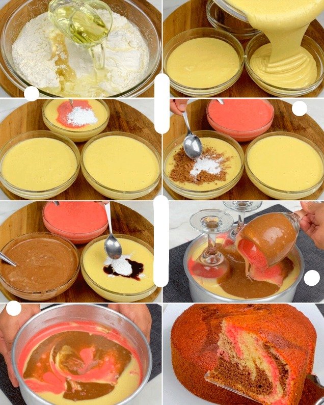GÂTEAU AUX TROIS SAVEURS 