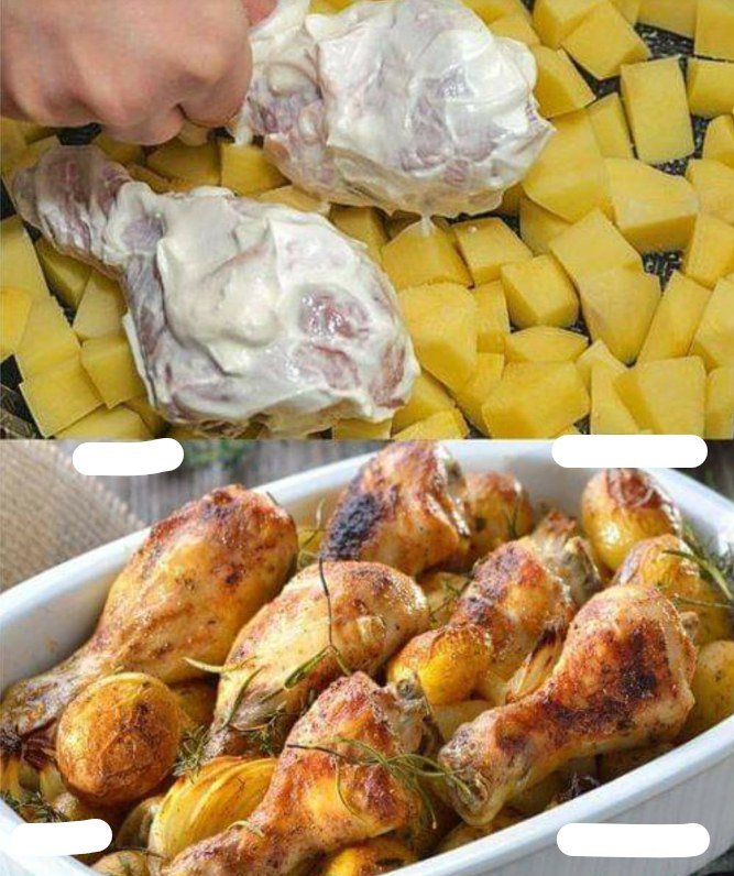 CUISSES DE POULET AU FOUR 