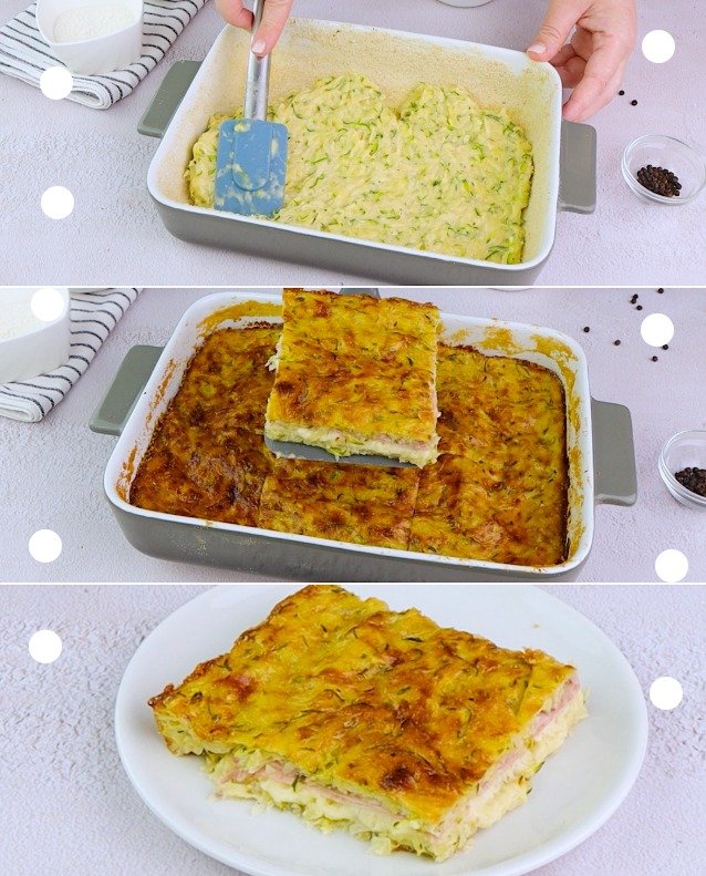 GÂTEAU FOURRÉ AUX COURGETTES 