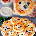 Mini pizzas maison étape par étape 