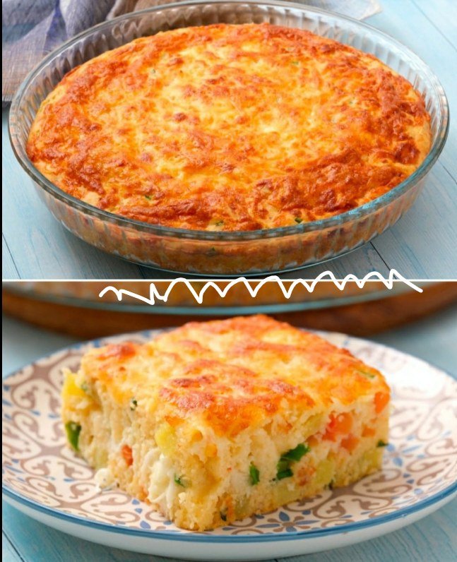 Recette de GÂTEAU AUX LÉGUMES