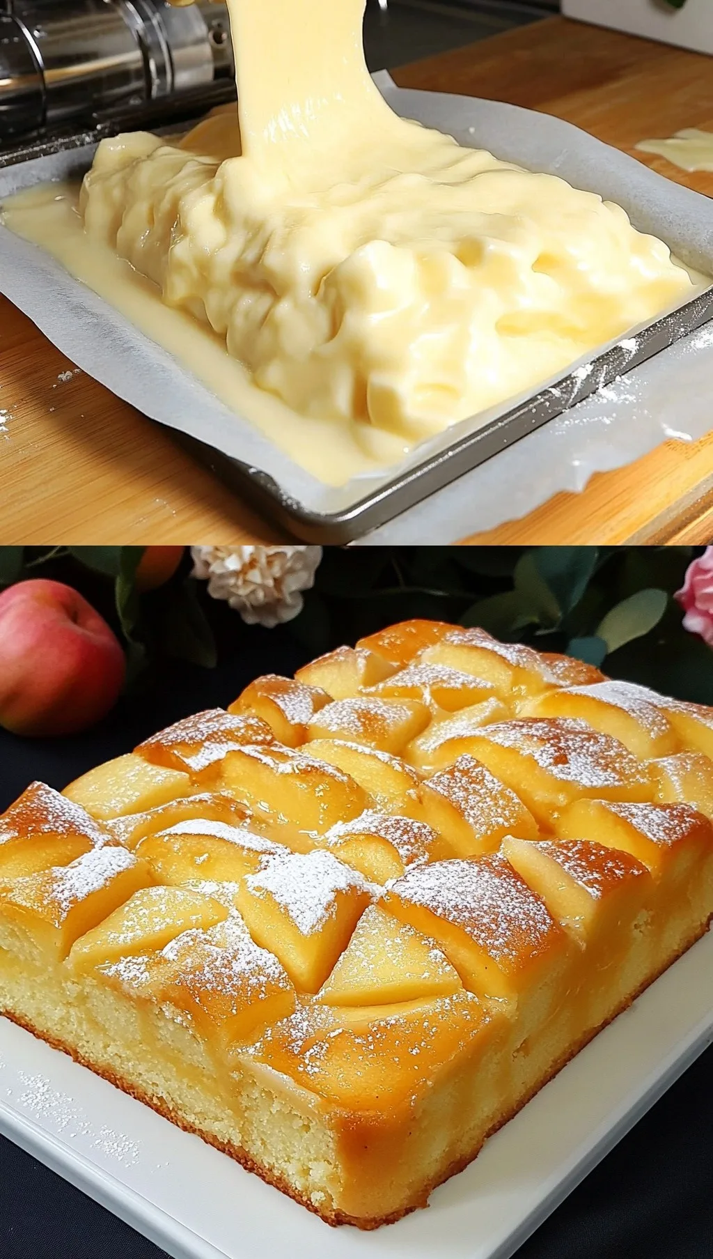 Recette légère de gâteau aux pommes