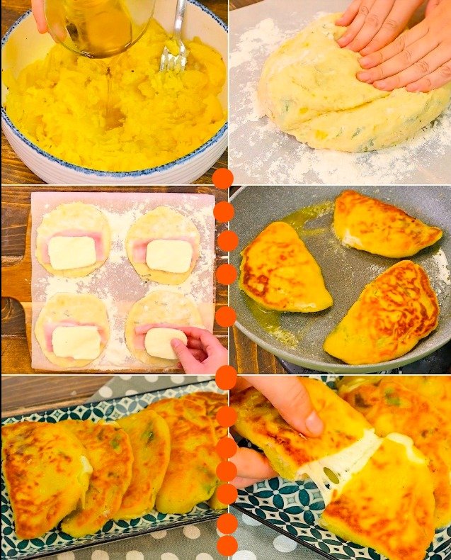Calzone de pommes de terre