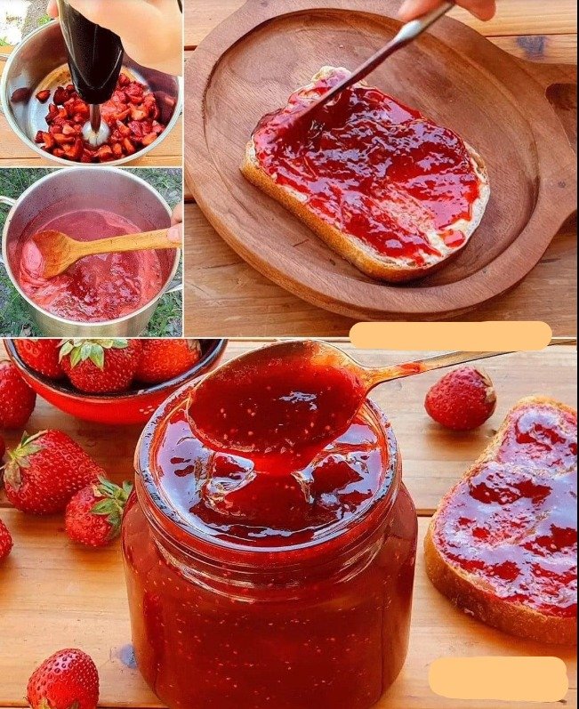 CONFITURE DE FRAISES MAISON 