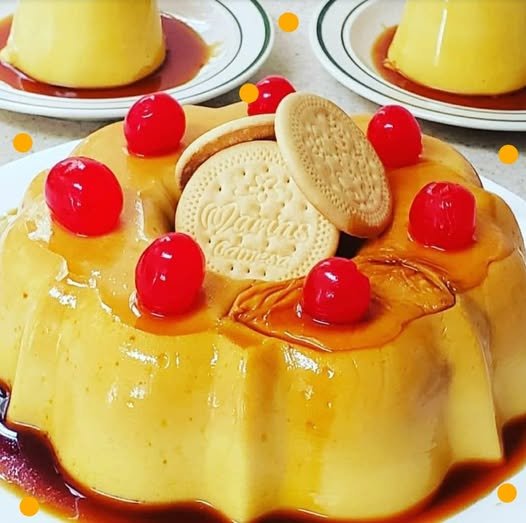FLAN AUX BISCUITS