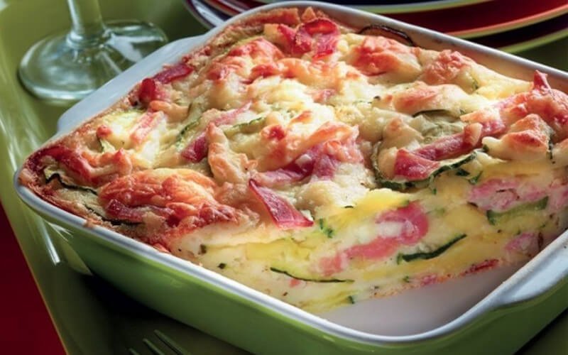 Gâteau invisible courgettes