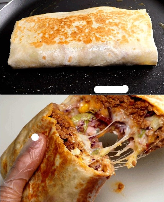 BURRITO AU BŒUF HACHÉ 