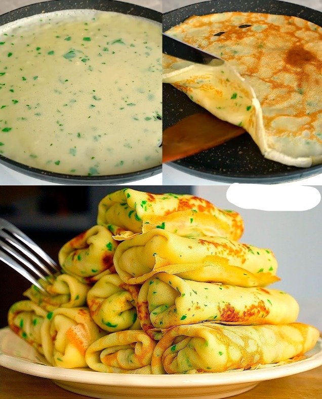 CRÊPES AUX HERBES 
