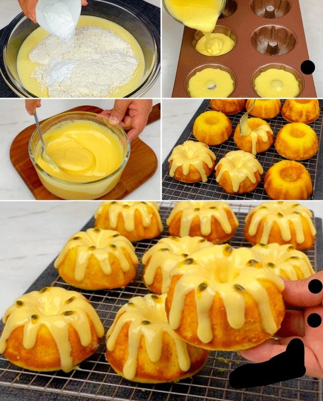 gâteau aux fruits de la passion