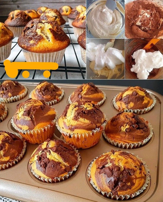 MUFFINS MARMOLÉS 