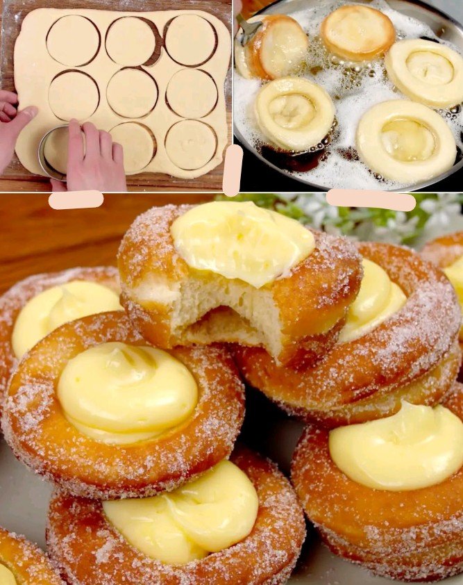 Beignets à la crème 